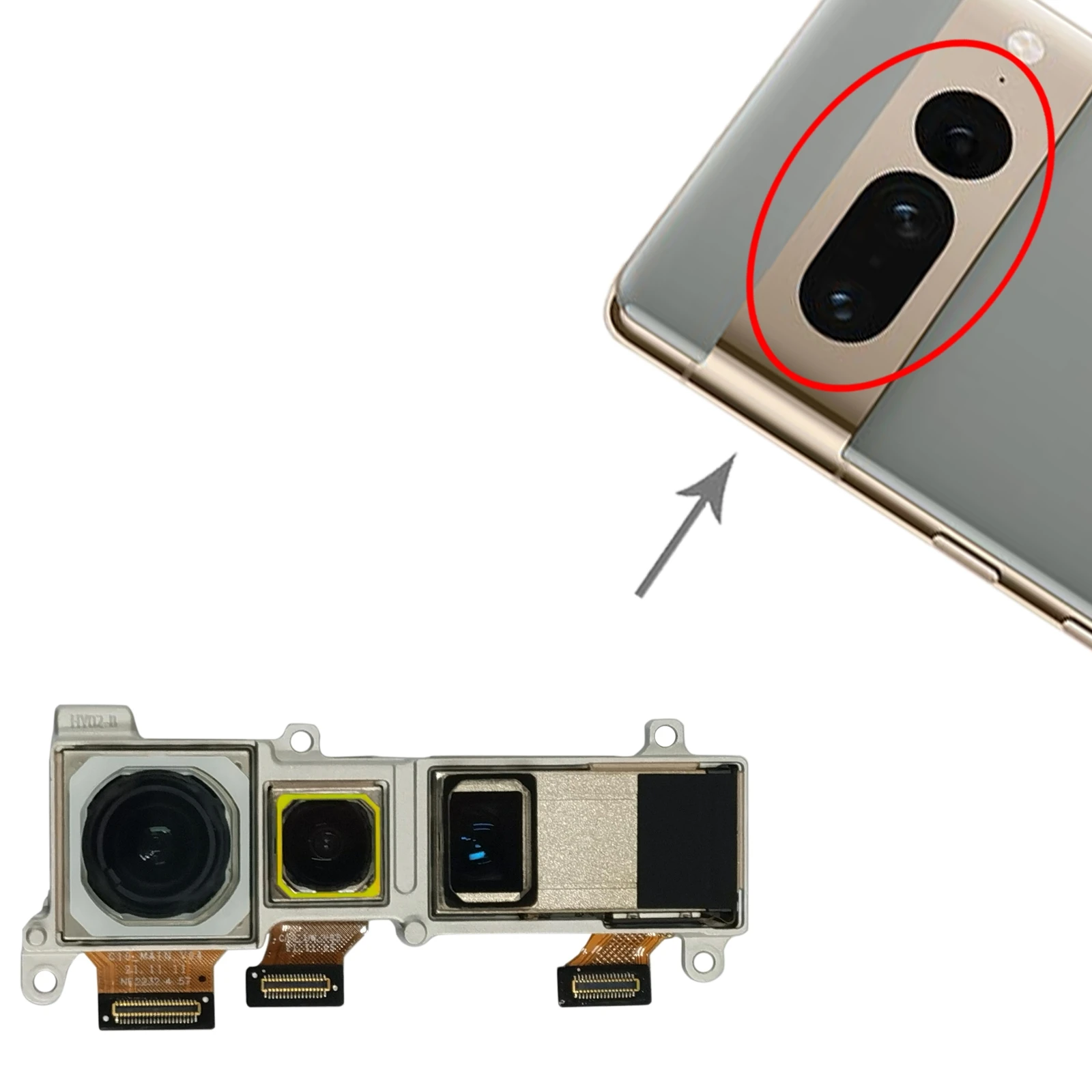 

Back Facing Telephoto Wide Rear Camera For Google Pixel 7 Pro 5G,High Quality