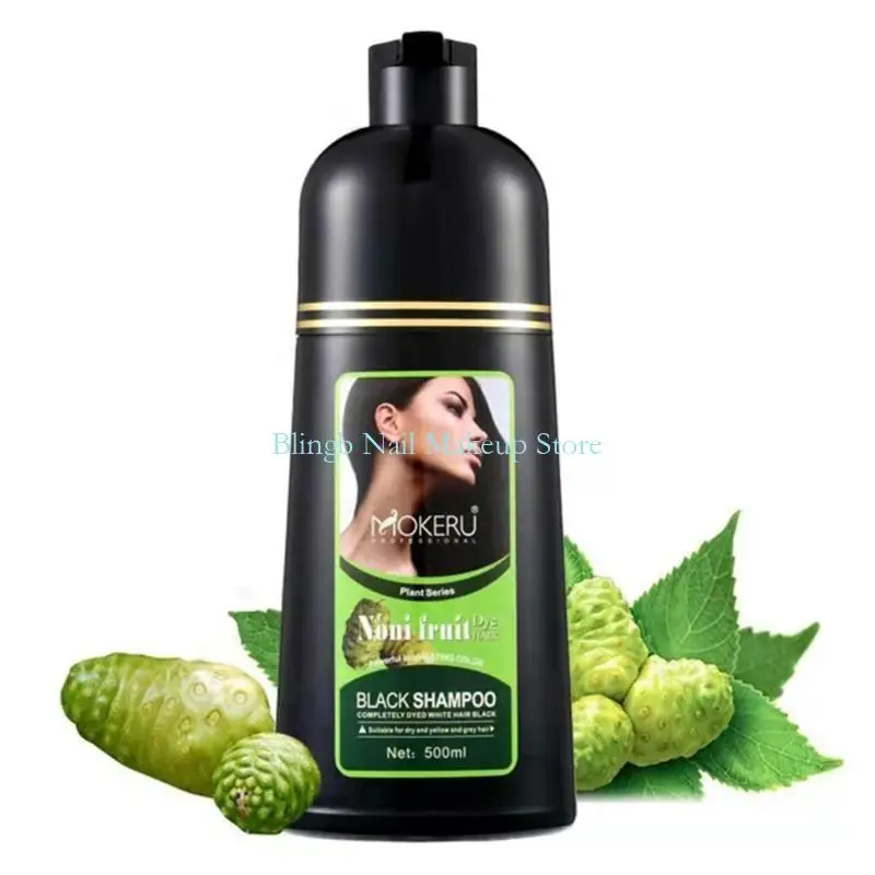 

28TA Black Hair Products Shampoo Natural Herbal Extract Coverage Easy to Use