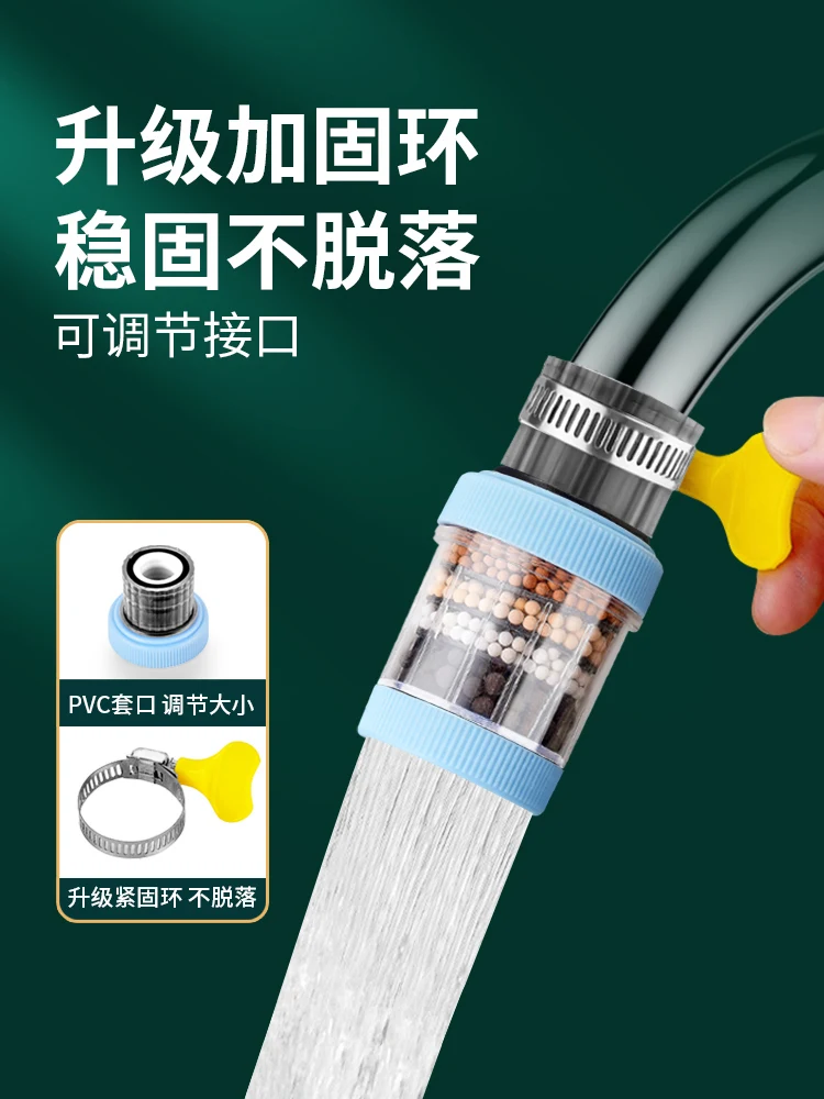 

Faucet filter, household tap water purifier, kitchen faucet filter, extended anti splash device, universal Mainland China