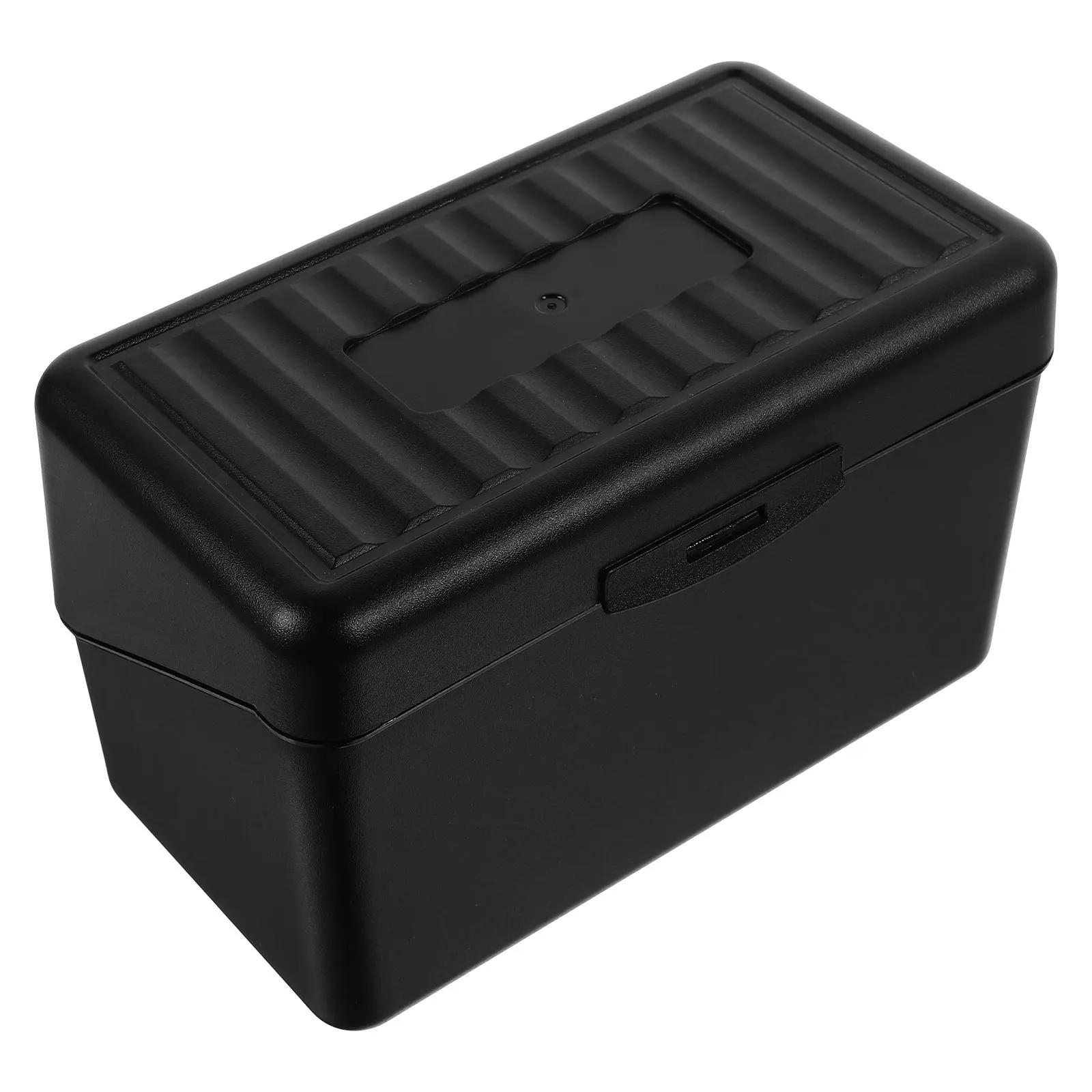 Large Capacity Plastic Card Box for Business Cards Playing Cards Desktop Organizer Office Supplies Storage Container