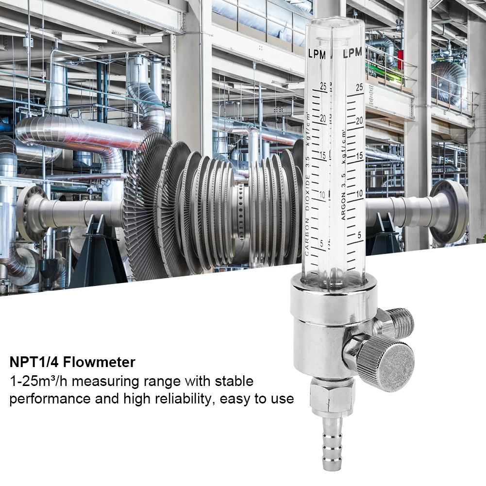 

WL-12 Tube Type NPT1/4 Copper Flowmeter Flow Meter Measurement Instrument Testing Tool