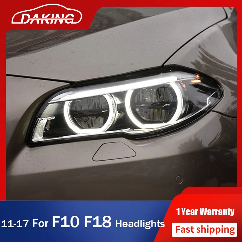 

Upgraded Car Styling Headlights for BMW 5 Series F10 F18 2011-2017 520 525 530 LED DRL Front Turn Signal Lights Auto Assembly