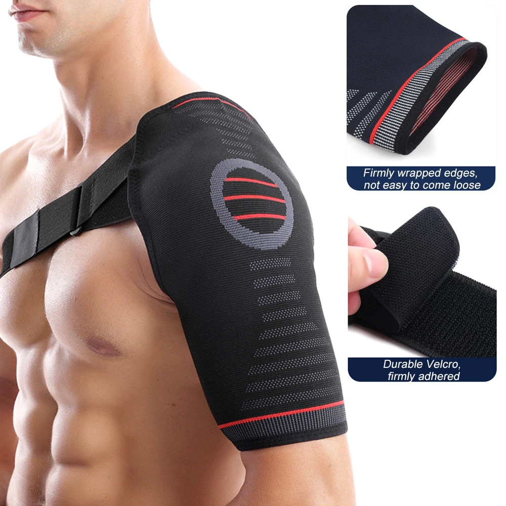 Compression Shoulder Brace - Torn Rotator Cuff Support for Pain Relief, Dislocation & Injury Recovery - Men & Women