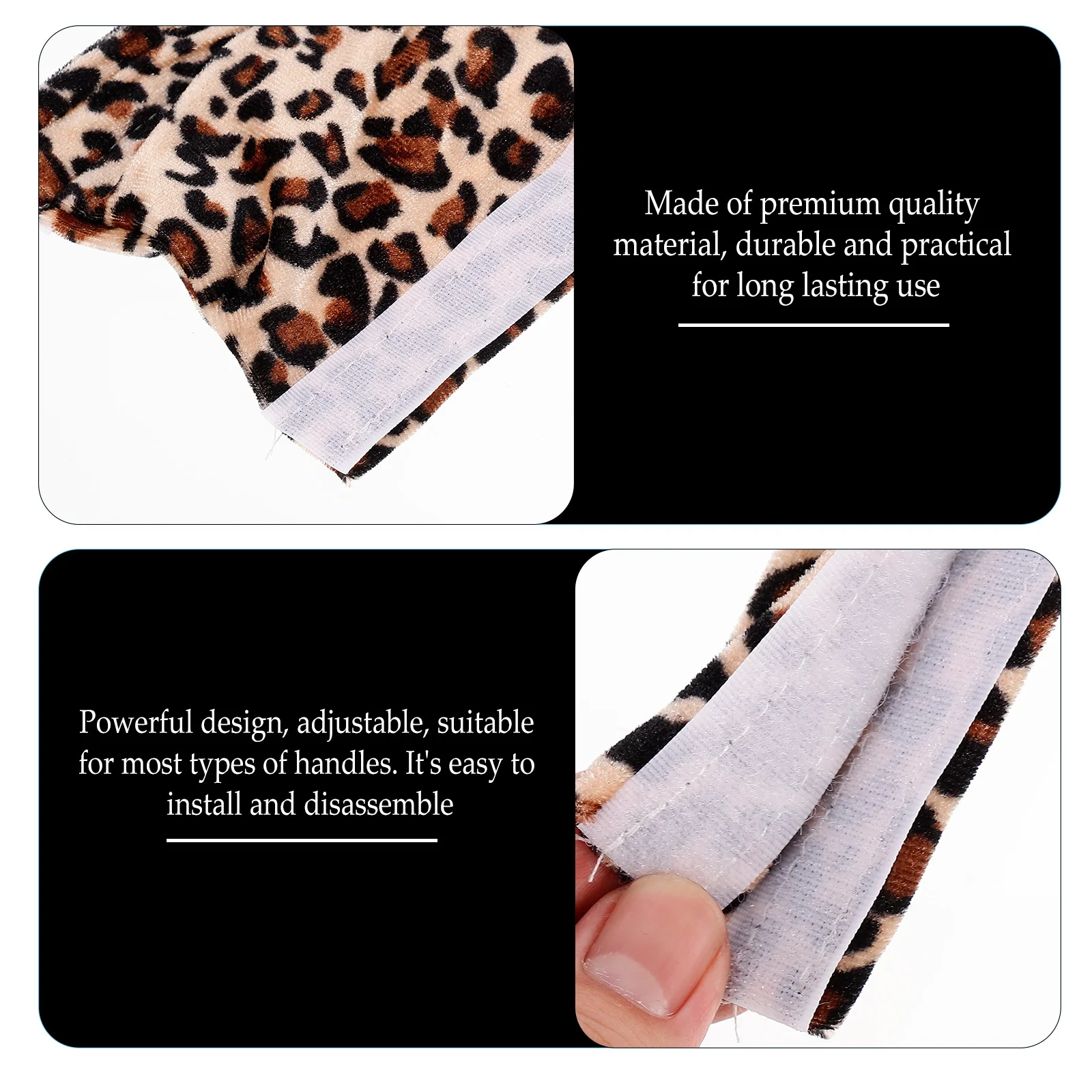 

2Pcs Kitchen Appliance Anti-Slip Handle Covers Refrigerator Fridge Door Protection Fingerprint Resistant Oven Handle