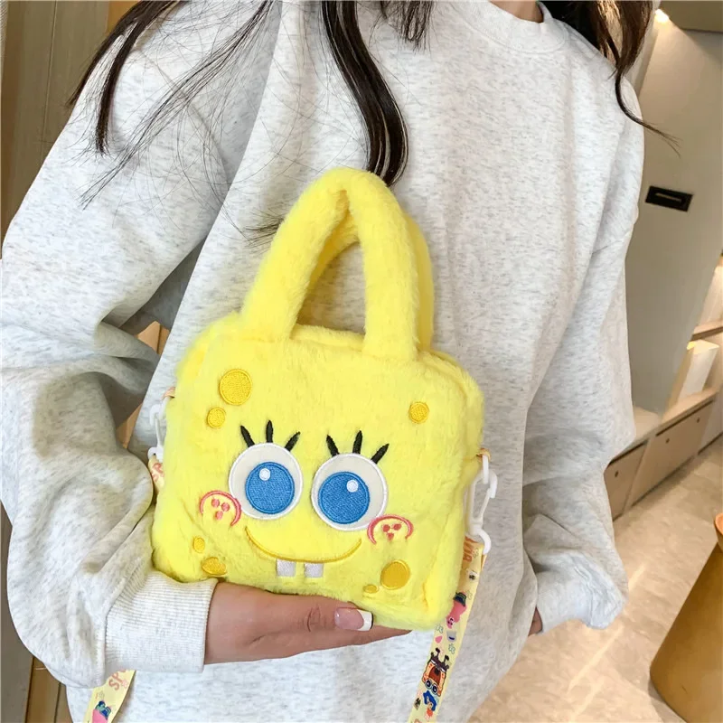 Neue Spongebobs Cartoon Anime kleine Kreuz Tasche Kuromi Zimt Hund Hallo Kitty Tote Handtasche tragbare Umhängetasche Münz geldbörse Geschenk