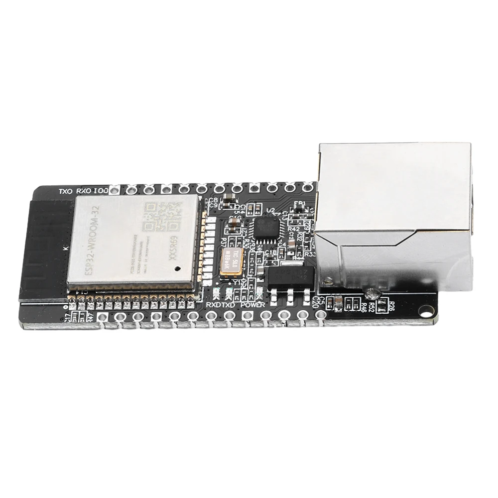 Imagem -06 - Módulo Placa de Desenvolvimento sem Fio Porta Serial Embutida para Ethernet Wi-fi bt Esp32-wroom32 Wt32-eth01