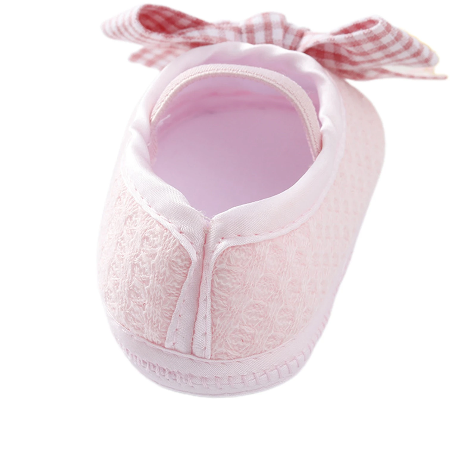 

Baby Girls Flat Shoes Soft Sole Bowknot Elastic Band Non-slip Indoor Outdoor Toddler Shoes