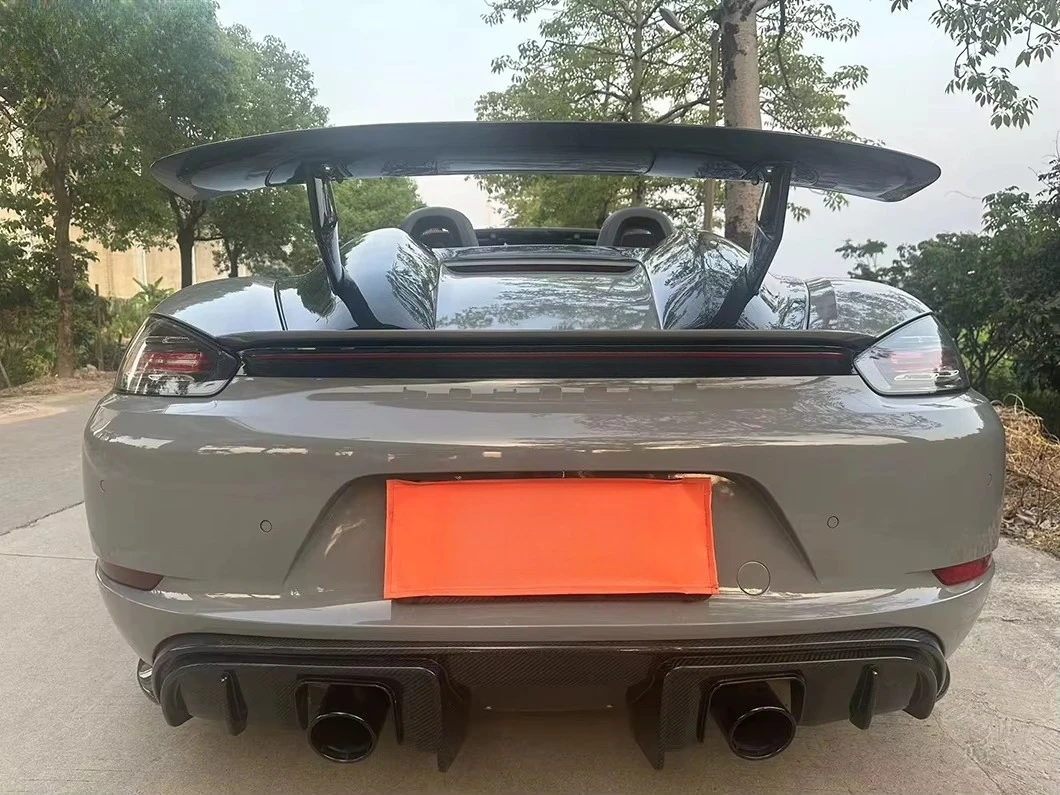 Upgrade for  RS Style Body Kit for Porsche 718 Boxster Cayman Plastic PP Front Lip Bumper Side Skirts Rear Diffuser Auto Parts