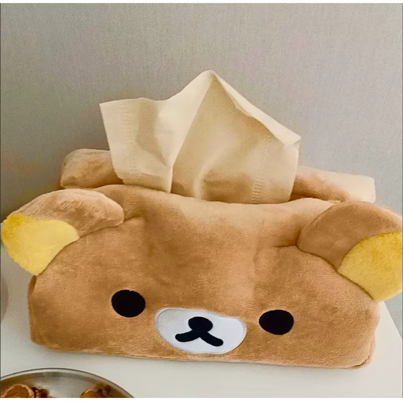

Новый милый медведь Rilakkuma, плюшевый домашний держатель для салфеток, детские мягкие игрушки для детей