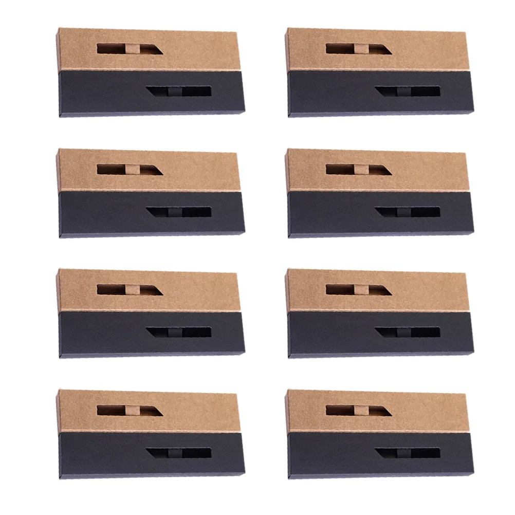 

20pcs Paper Pen Boxes Premium Smooth Surface Pen Storage Container Gift Box for Students Home Use Dust Proof