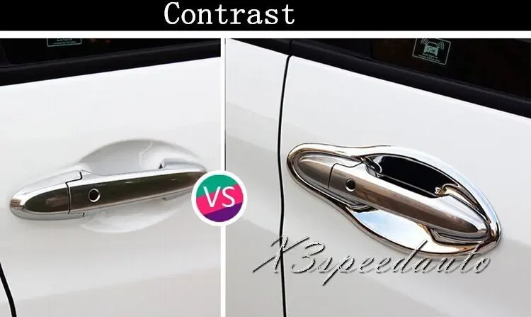 

For Honda Vezel HRV HR-V 2014-2018 Door Handle Bowl Cover Trim Car-styling Free Shipping 4PCS