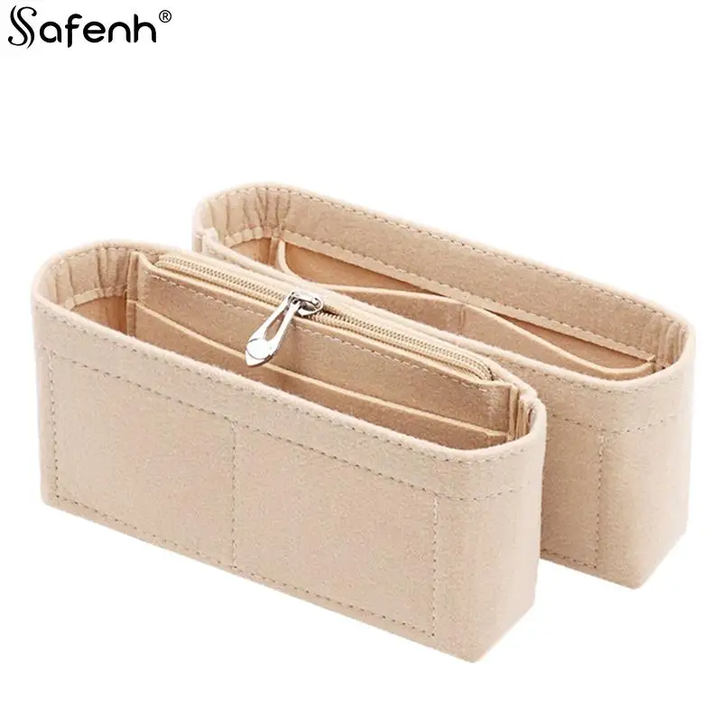 27Type Felt Cloth Bag liner Multi-functional Travel Insert Bag Makeup Organizer Shape lined Bag Super Cosmetic Bags For Marmont