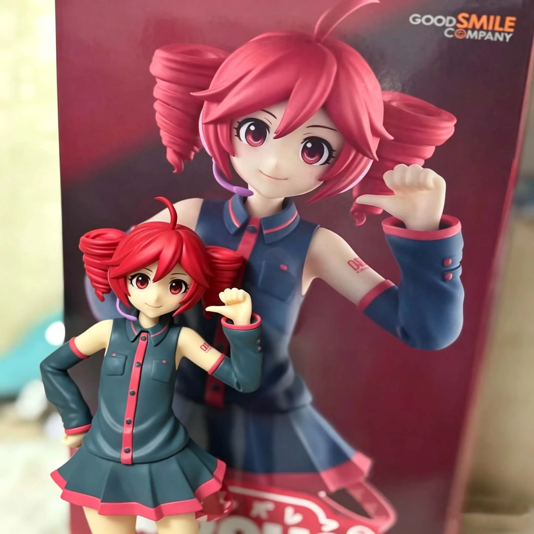 Original Utau Kasane Teto Premium Chokonose Actionfigur PVC-Modell Sammlerstück Anime-Figur Geburtstagsgeschenk