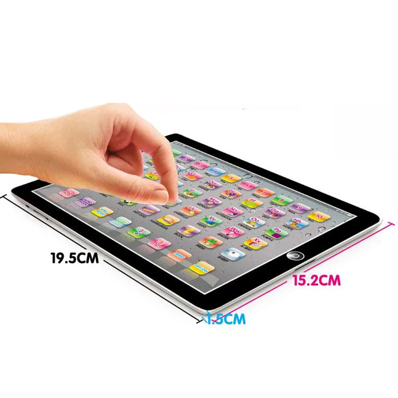 Montessori English Word Learning Machine Tablet Toys Pad con gioco Kids Laptop Pad Learning giocattoli educativi per regalo per bambini