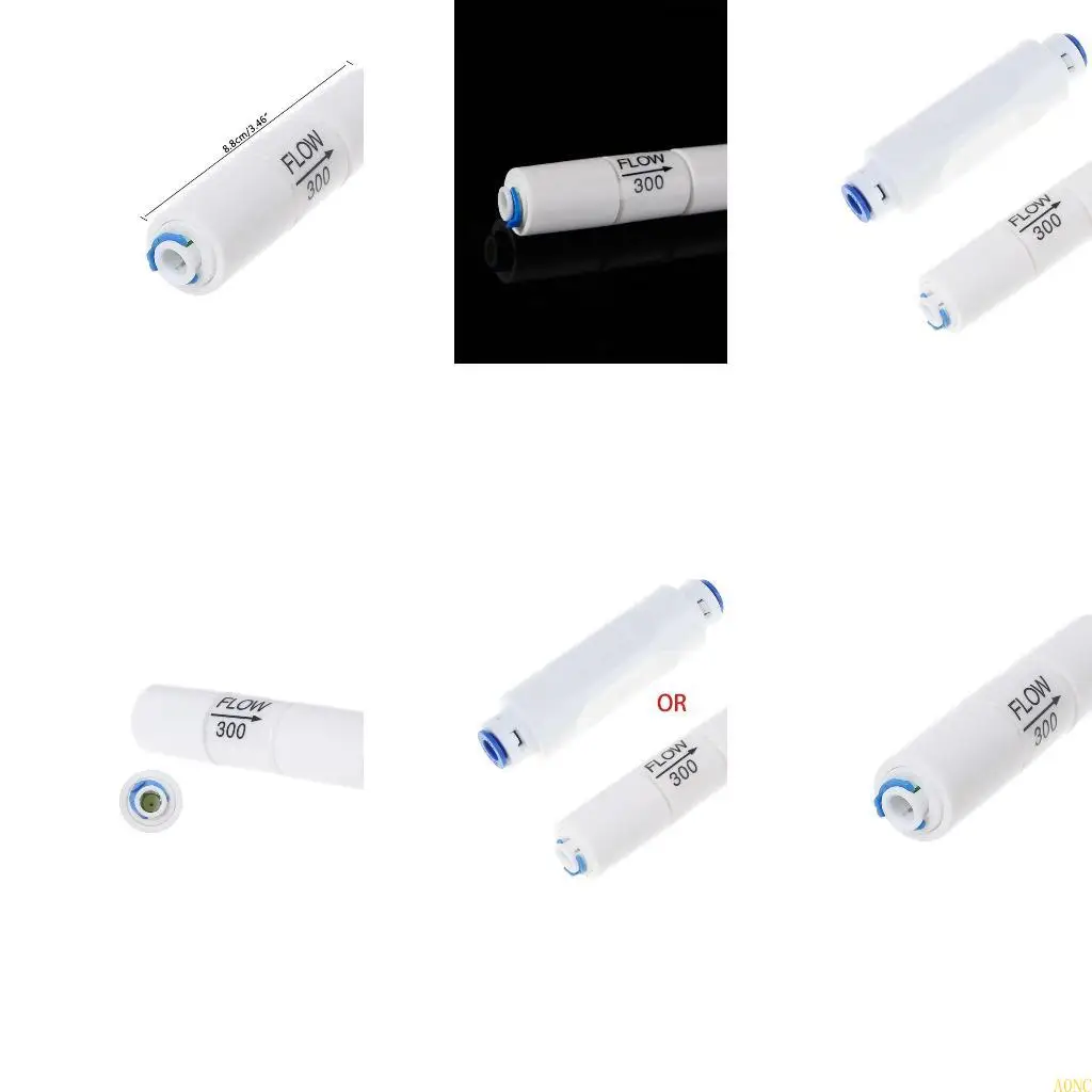 A0NC 300CC مقيد التدفق 1/4 "الاتصال لأنظمة التناضح العكسي RO لتنقية المياه