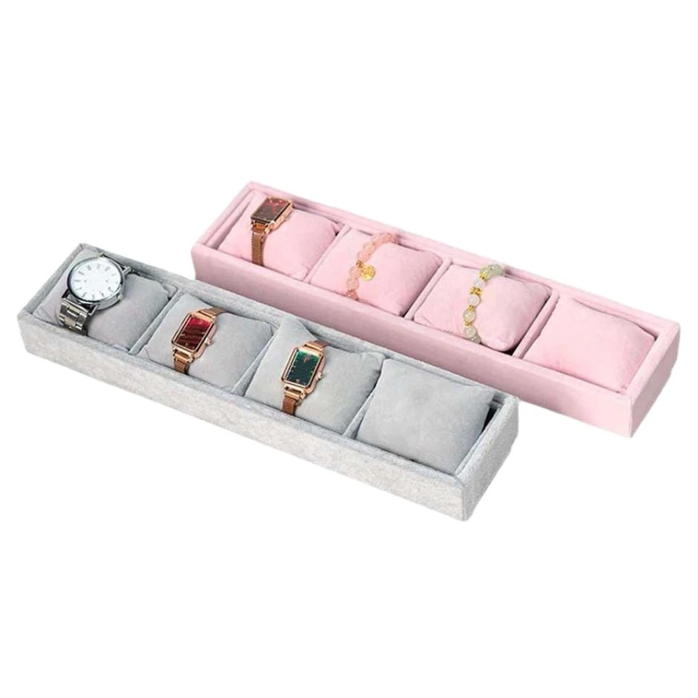 Wristwatch Case Watch Display Holder Flannelette Cloth Multifunction Jewelry Displays Case Collection