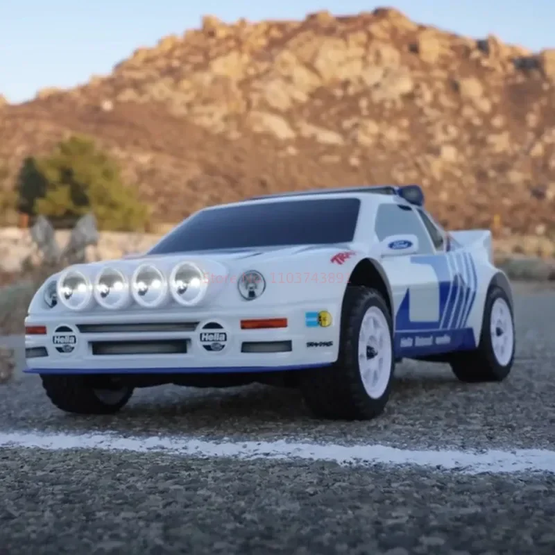 Nowy Traxxas 108046-1 Mini Szybki Samochód Driftowy Rally Rs200 Symulacja Zdalnie Sterowany Elektryczny Samochód z Napędem na Cztery Koła Zabawki Prezent Samochód RC