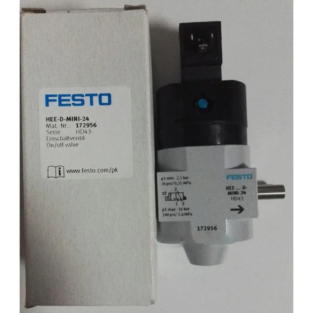 

1PC New FESTO HEE-D-MINI-24 172956 Solenoid Valve Free Shipping