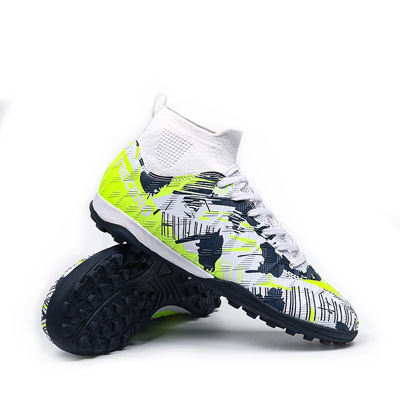 Football Shoes Men's Calfskin MG Adult Competition Short Nail Artificial Grass Professional Training Soccer Shoes 35-45