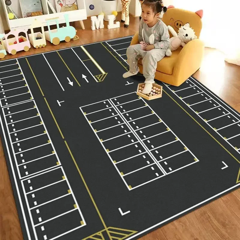 100x200cm Traffic Baby Play Mat Activities Mat for Baby Mat Baby Folding Carpet Kid Rugs Park Pad City Traffic Game Floor Mats