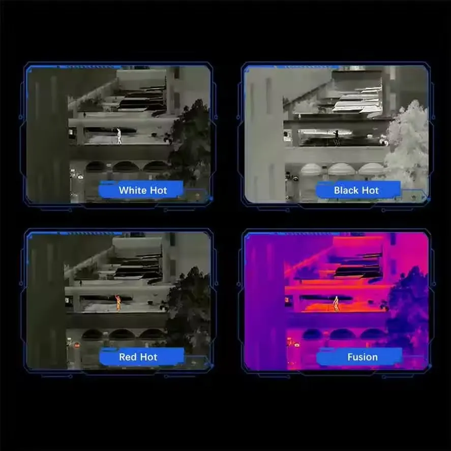 LONGOT Pシリーズ サーマル単眼鏡 赤外線スコープ WiFiクロスヘア調整機能付き 熱検知機能搭載 狩猟や目標探知用