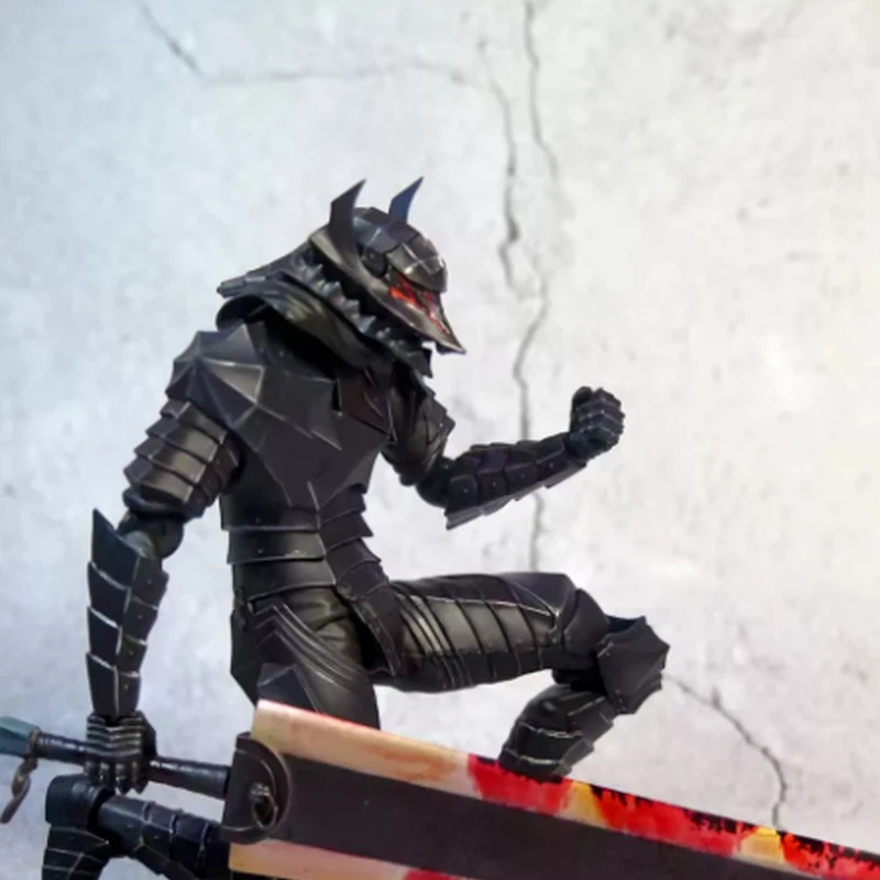 

16cm Figma 410 Berserk Guts Berserker Armor Repaint Ver PVC Anime Action Figure Collectible Model Doll For Anime Game Collectors