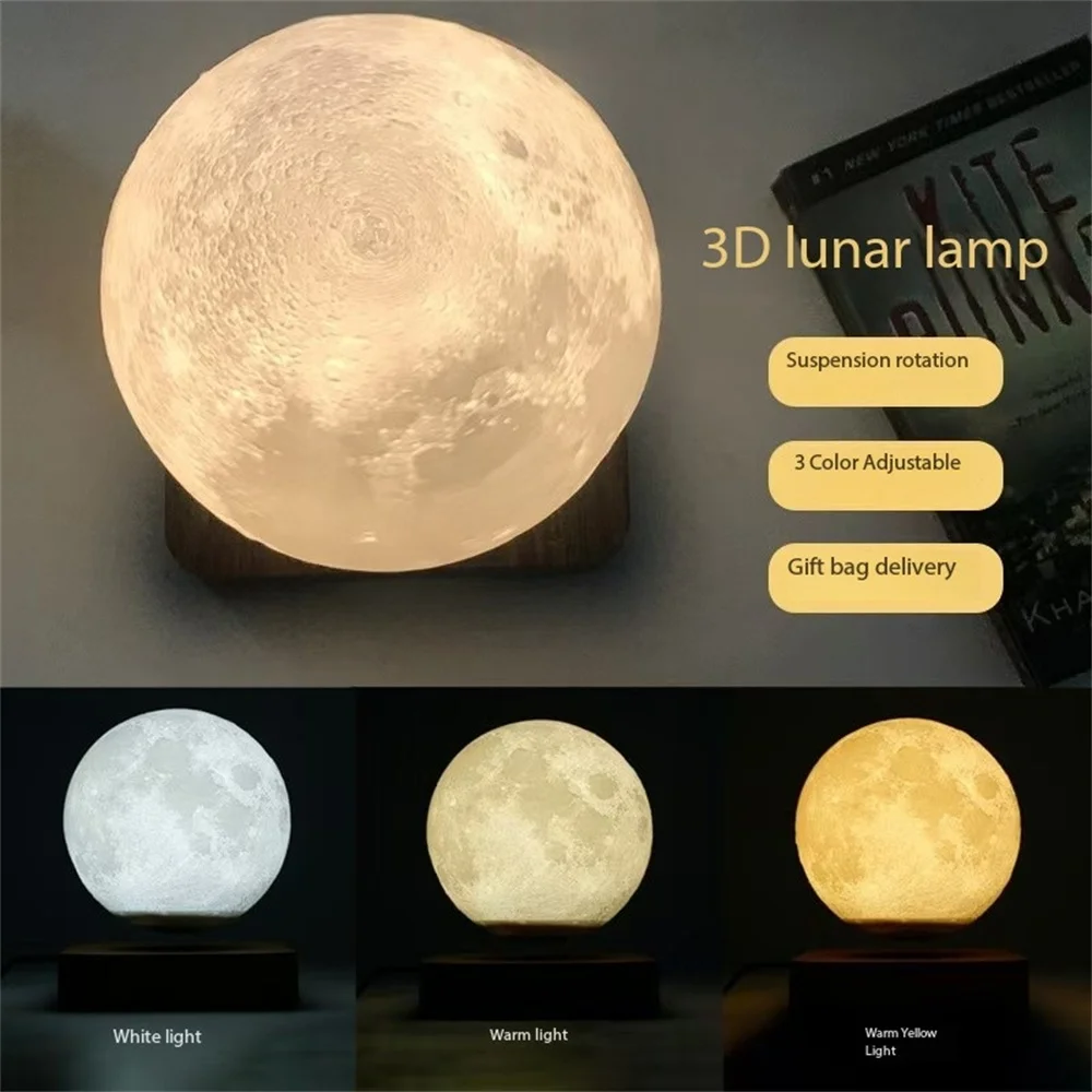 Christmas Light Night Light 3D Lunar 18CM Maglev Lunar Light Romantic Creative Latest Design
