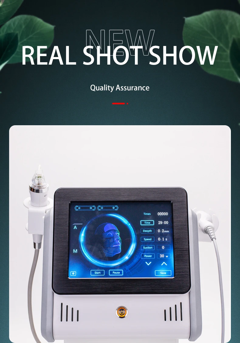 New Generation 2-in-1 RF Microneedle Beauty Equipment, Professional Radiofrequency Machine for Acne Treatment and Anti-Aging