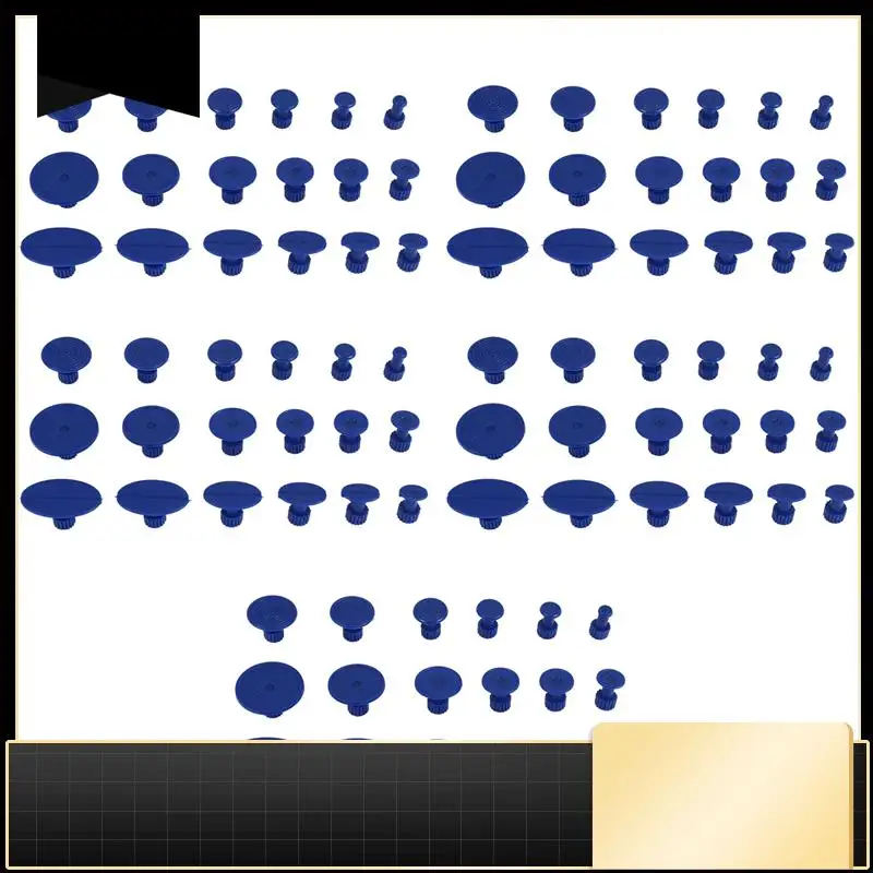 

90 Pcs Puller Tabs Paintless Dent Repair Tabs Glue Pulling Tabs Kit For Small Dent