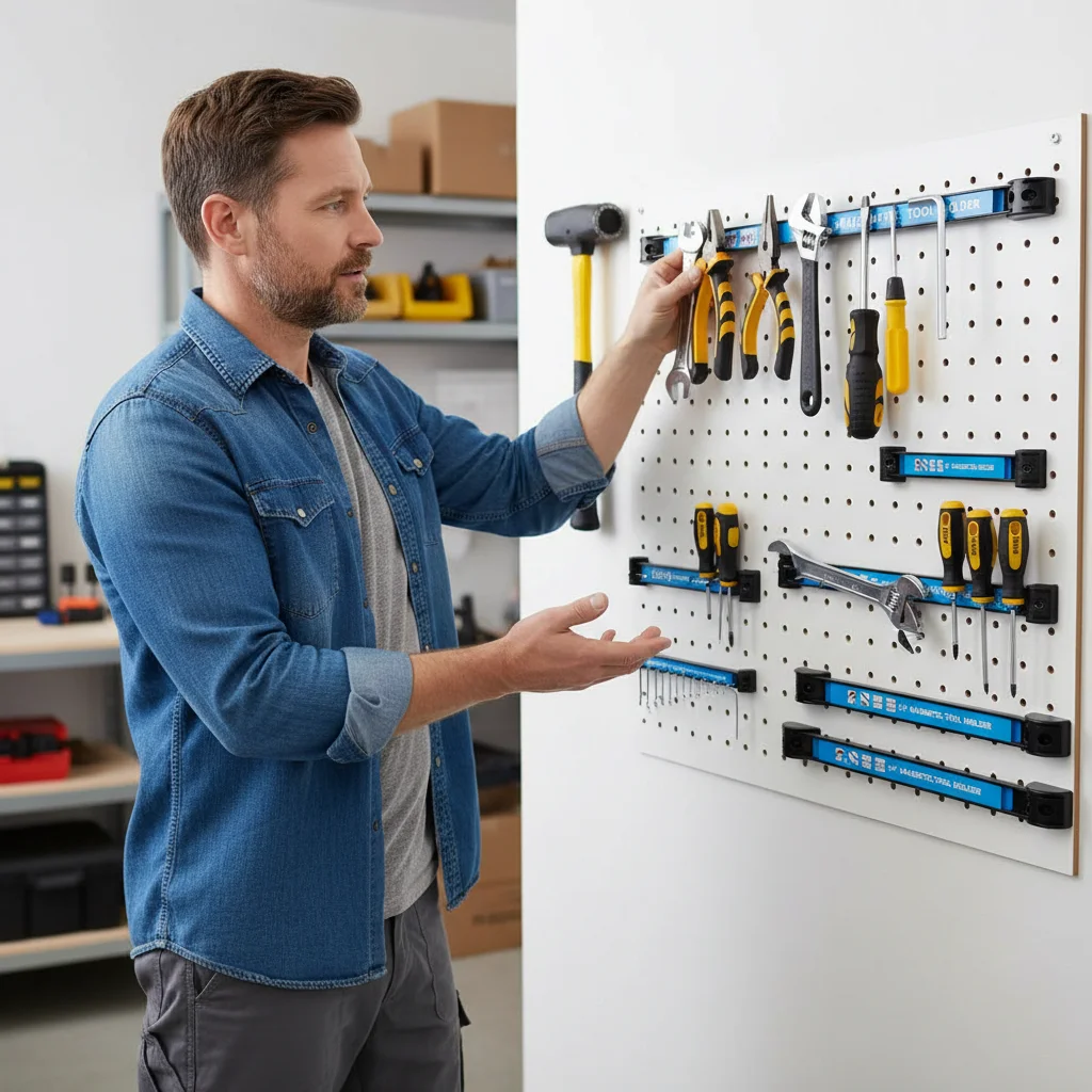 

Высококачественный сверхмощный магнитный держатель для инструментов, компактный профессиональный держатель для инструментов, домашний настенный держатель для гаечных ключей