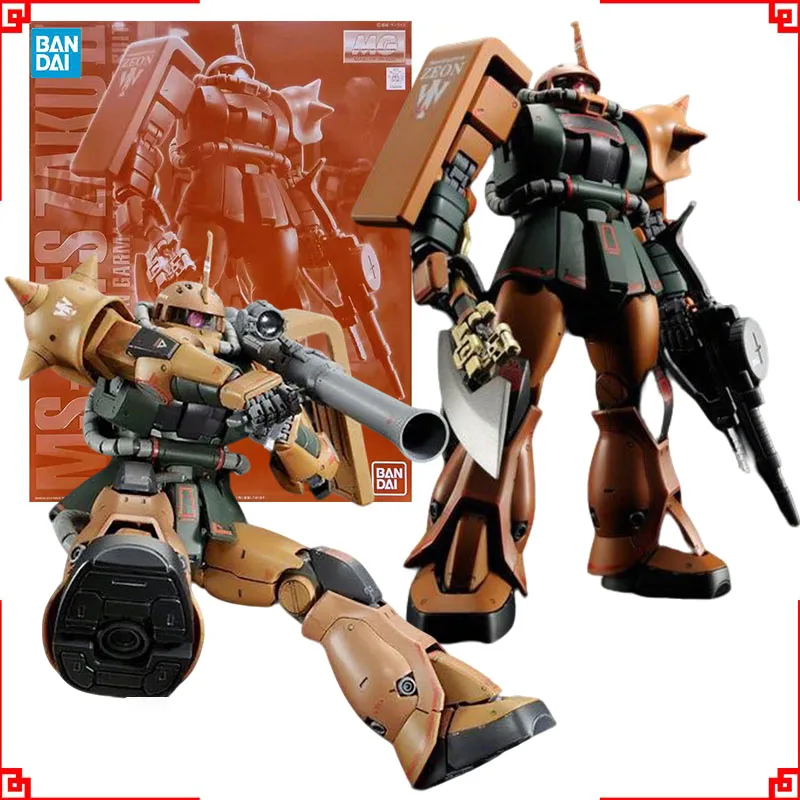 Bandai Gundam modèle Kit MG Zaku 2 Garma Zabi figurine Gunpla Kit de construction Gundam à collectionner figurines d'anime jouets garçons cadeau