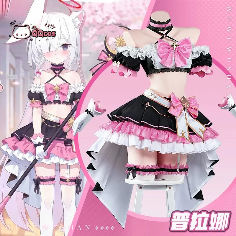 Cosplay Blue Archive Plana - Série de jeux cosplay : Plana (version Magical Girl) |   Costume de cosplay Blue Archive, robe mignonne, ensemble complet