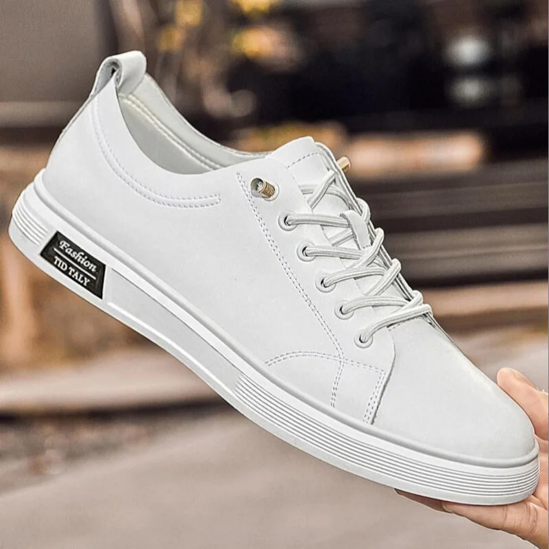 

Повседневная обувь, спортивная обувь из натуральной кожи, туфли на плоской подошве, классические мужские повседневные кроссовки, новые модные повседневные кроссовки для весны и осени