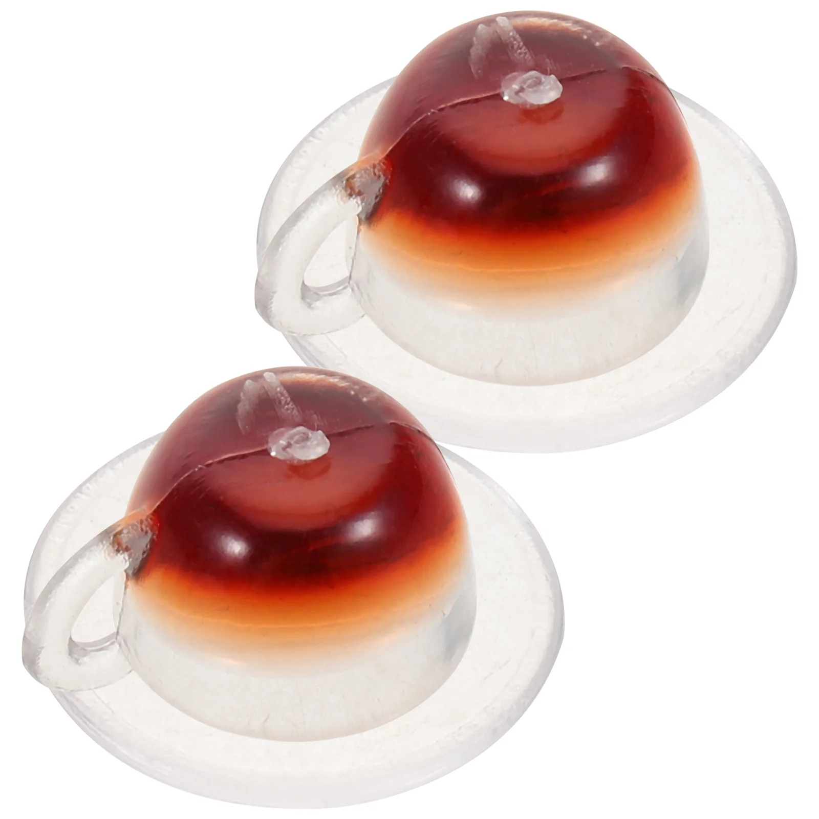 2 set di tazze da caffè in miniatura, mini tazze realistiche in resina, ideali per finte feste del tè, accessori per la decorazione della cucina della casa delle bambole