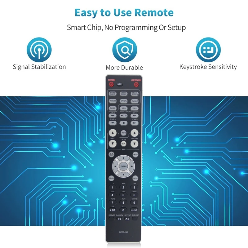 RC004NA Replacement Remote Control Plastic For Marantz Amplifier Audio Player NA6005 SA8004
