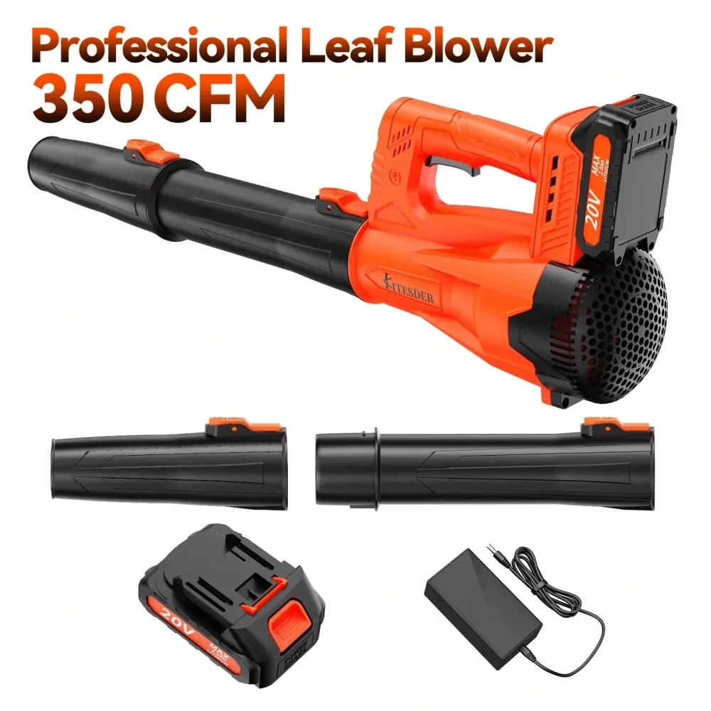 

Leaf Blower Cordless graded 630CFM 160MPH, 21V Powerful Electric Cordless Leaf Blower With 4.0Ah Batteries And Charger, Batte