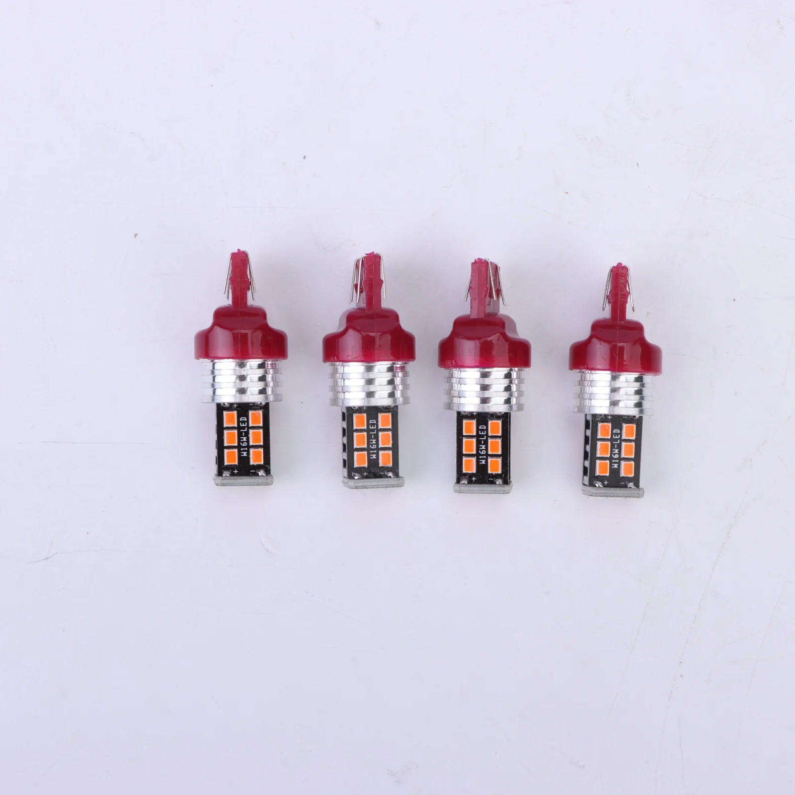 DPGKITS 4PCS 7443 7440 2835 LED Chip Red Brake Stop Tail Parking Light Bulbs Direct Replacement Dropshipping Wholesale