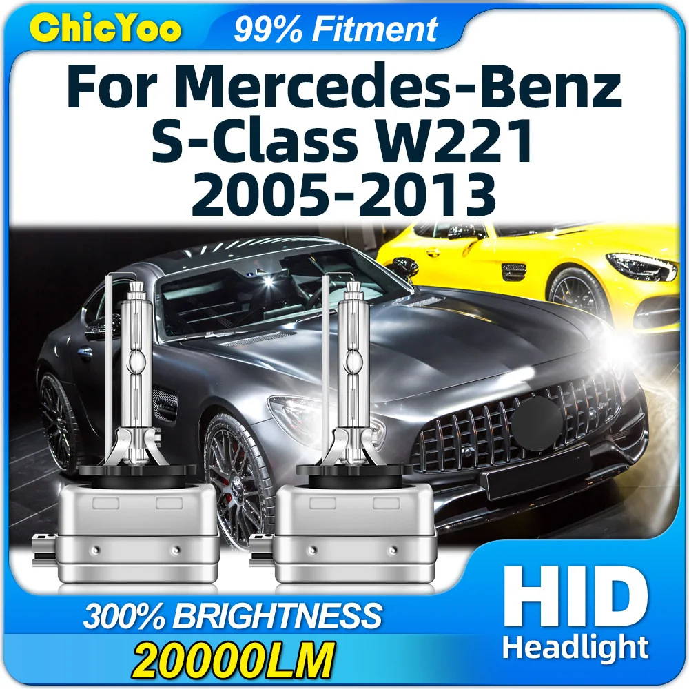 

6000 лм D1S Ксеноновые лампы для фар 2005 K белый 12 В Ксеноновые лампы для Mercedes-Benz S-Class W221 2008-2009 2010 2011 2012 2013