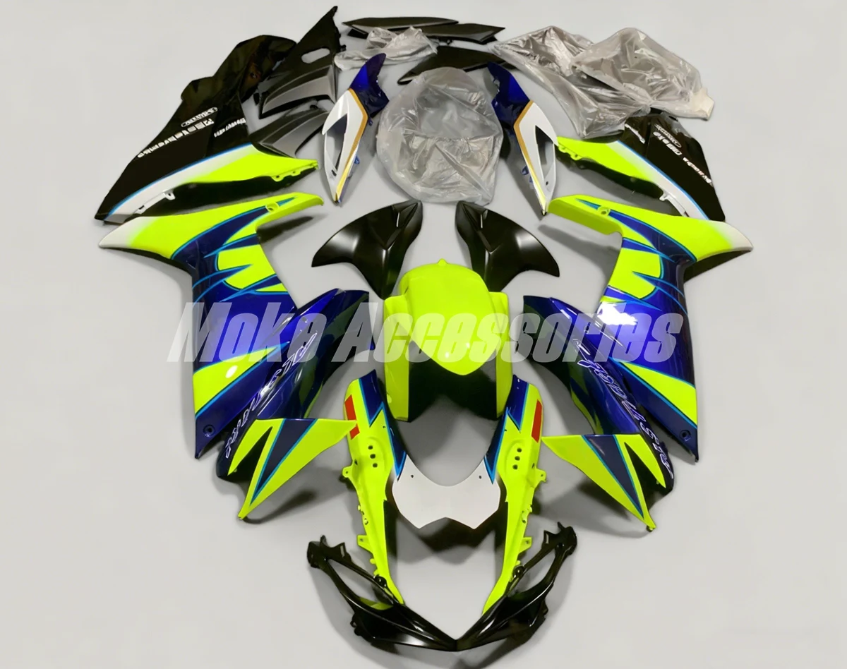 

Fairings Kit Fit For Gsxr600/750 2011 2012 2013 2014 2015 2016 2017 2018 L1 Bodywork Set Blue Neon Black