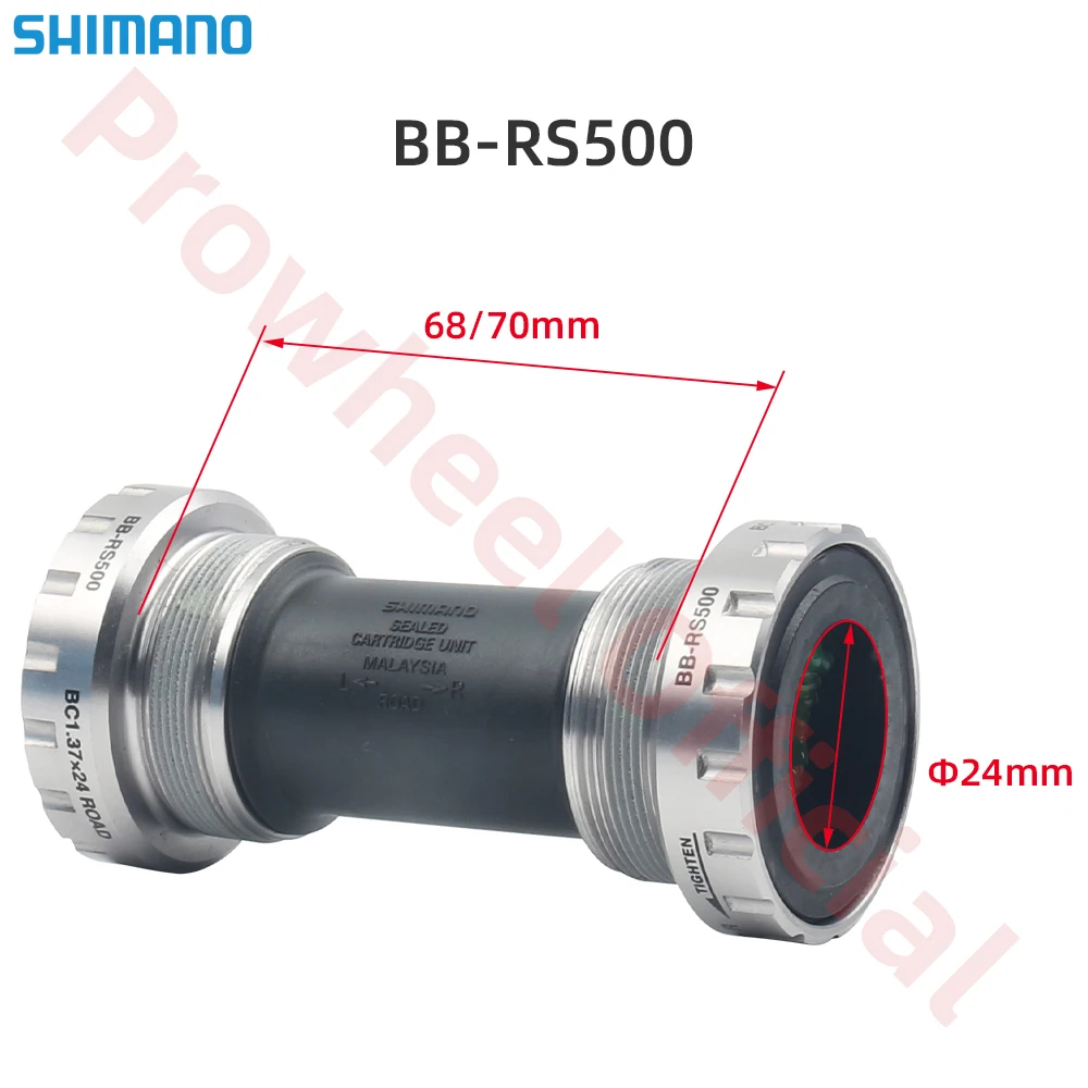 Shimano Road Bike Bottom Bracket BSA RS500 68/73 Bicycle BB Press Fit BB71 86.5mm For Road Bike Original parts