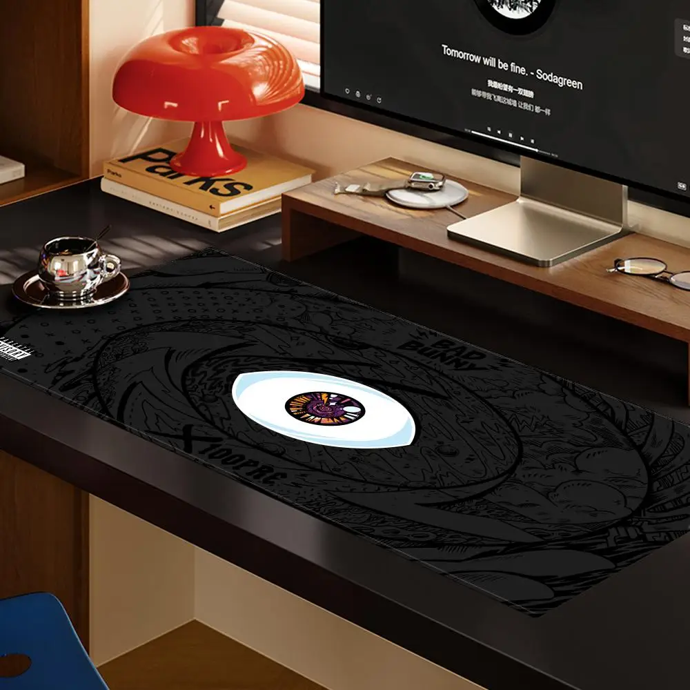 

X 100PRE Bads Bunny Mouse Pad MouseMat XXL Computer Accessories Large Keyboard Laptop Table Pad The New Product Gamer Gaming