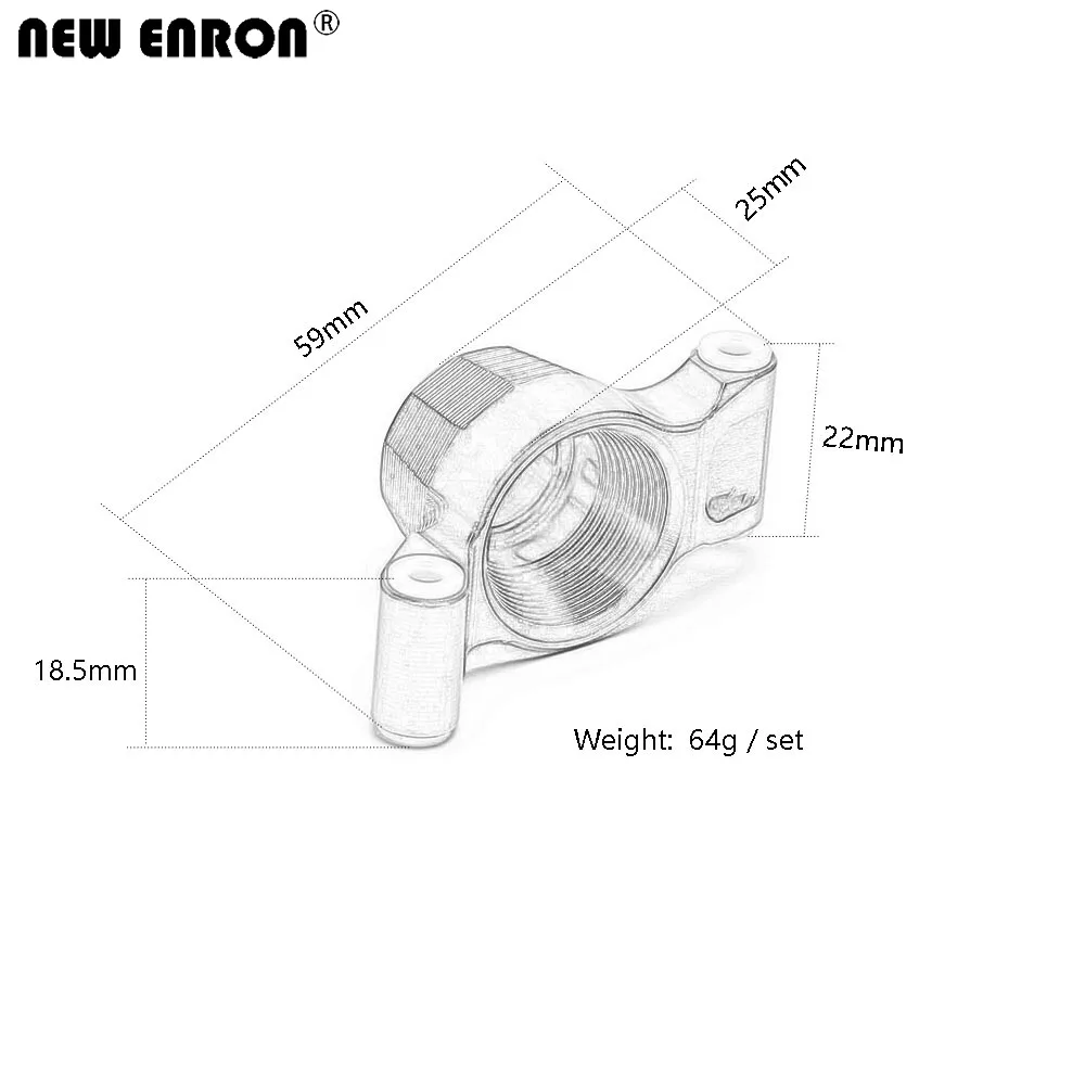 2Pcs Aluminium Alloy Rear left & right Axle Carriers C Hub 8952 Upgrade Parts For RC Car 1/10 Traxxas MAXX 4S 89076-4