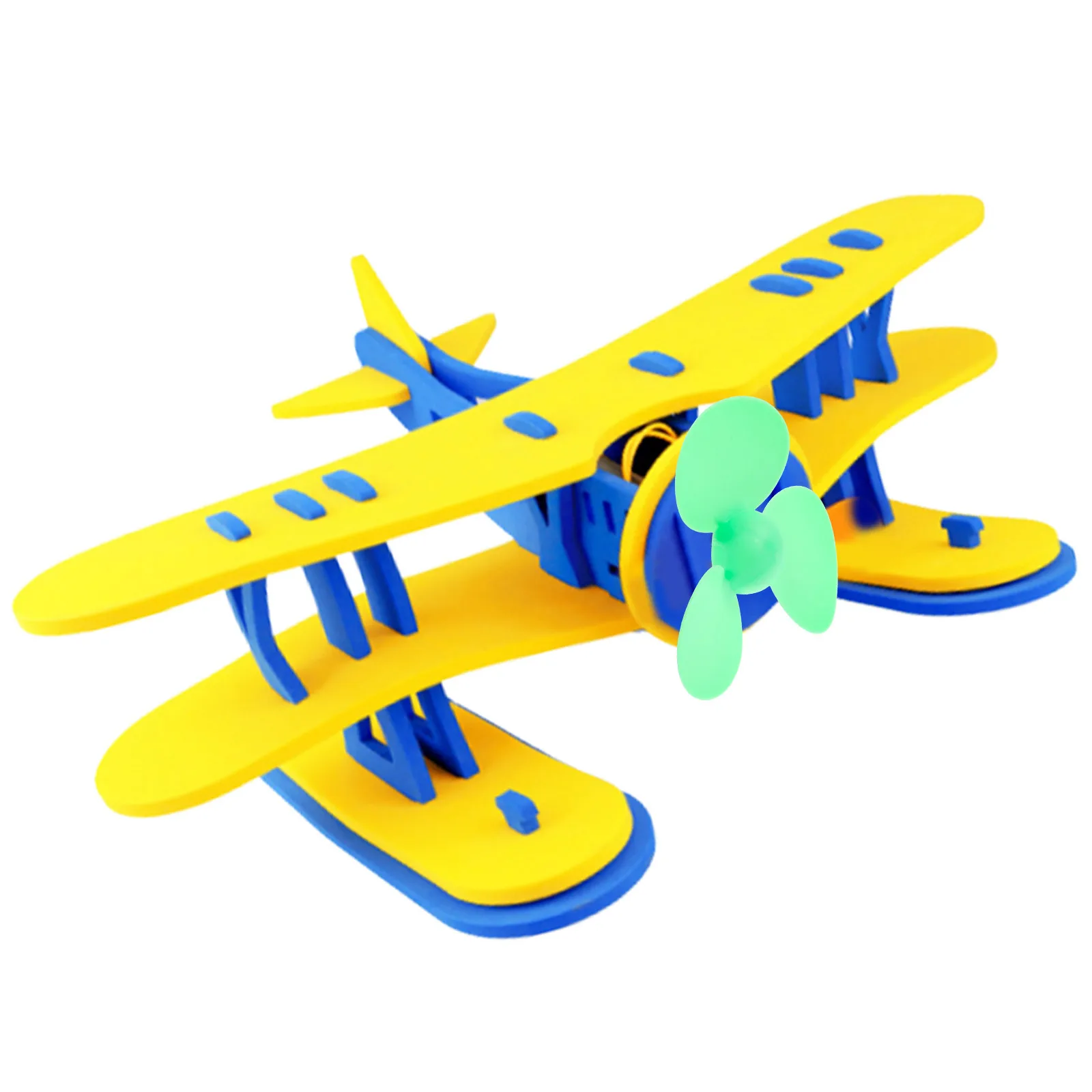 1Pcs Eva DIY Water Plane Assembly Set for Kids Educational Stem Activity Outdoor Beach Pool Summer Play Learning Game