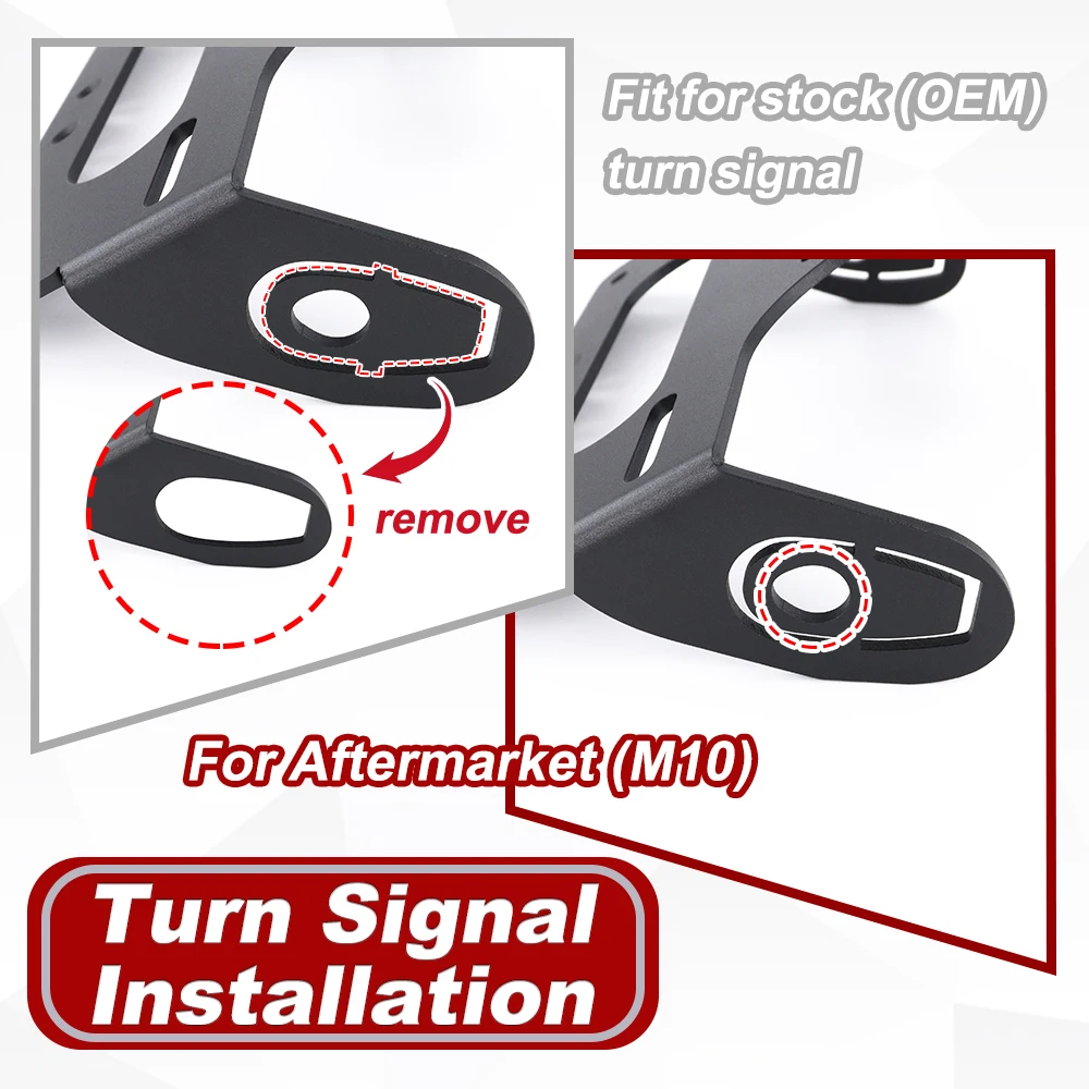 Fit For Kawasaki Ninja ZX-10R ZX10R 2008-2010 ZX6R ZX-6R 2018 Rear Tail Tidy License Plate Holder Bracket Fender Eliminator kit