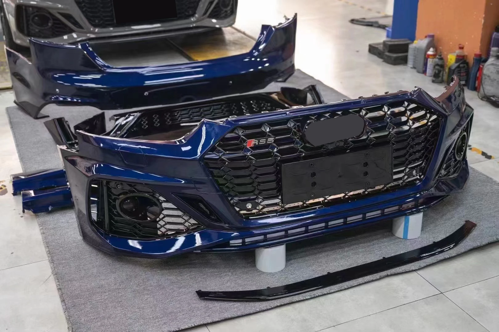 

NEW US Stock Car 2017-2019 A5 S5 B9 Upgrade RS5 B9.5 Style Front Bumper Body Kit for A5 S5 B9 2017 2018 2019