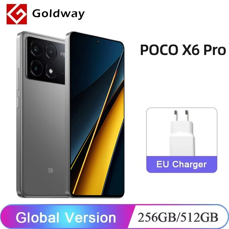 POCO X6 Pro 5G NFC Global Version Mobile Phone 6.67