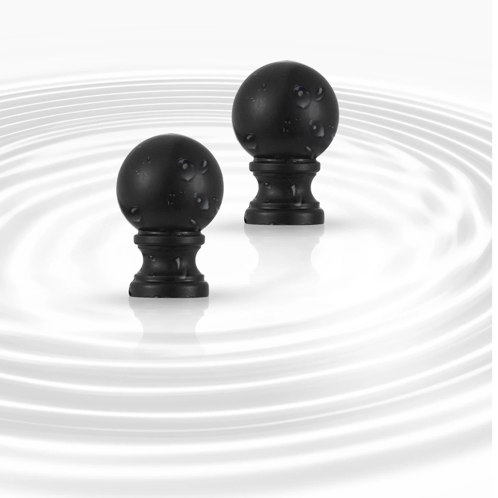 

10Pcs Lamp Shade Accessories Ball Table Lamp Finial Replaceable Lighting Ornament for Desk Floor Standing Modern DIY Light