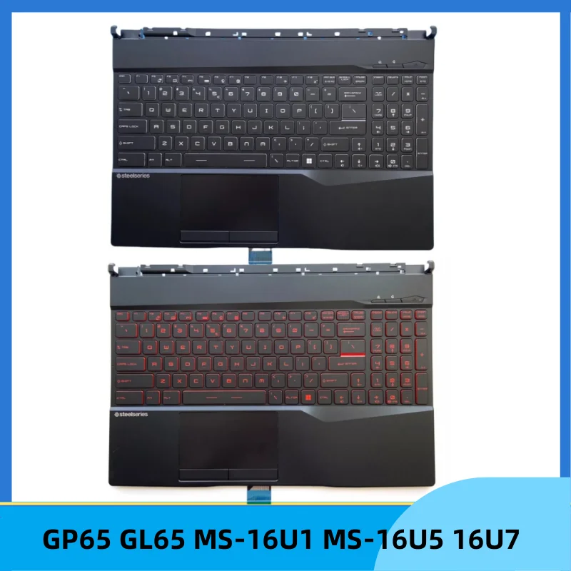 

Новый верхний чехол для ноутбука GP65 GL65 MS-16U1 16U5 16U7, чехол для упора для рук, корпус C, клавиатура с подсветкой