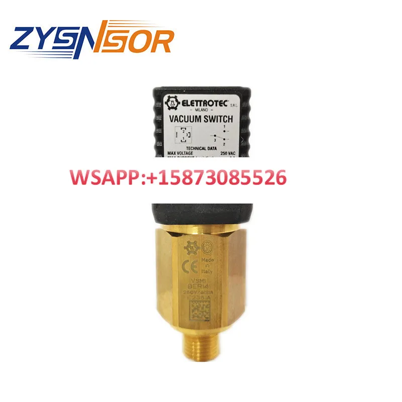 ELETTROTEC pressure switch VSM1 BER14-100/-500MBAR thread G1/4 4-20mA (current), 0-5V, 0-10V, Italy
