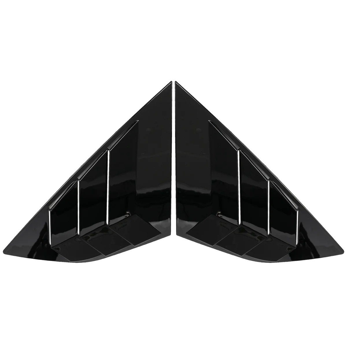 

Gloss Black Rear Side Vent Quarter Window Louver Shutter Cover for Ford Focus MK3 ST RS Hatchback